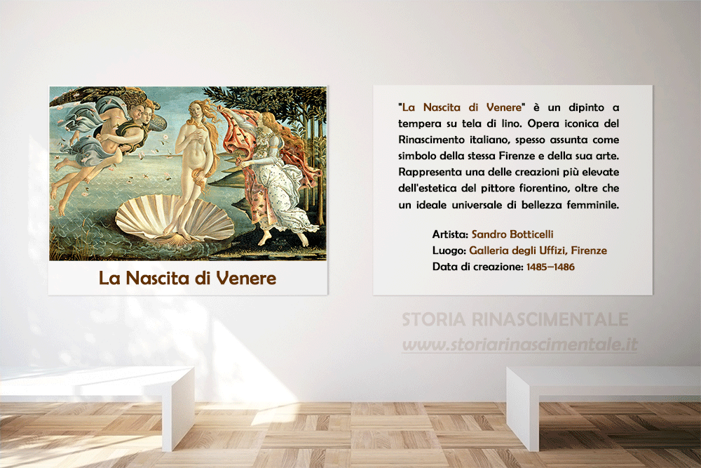 Storia Rinascimentale: La Nascita di Venere - Sandro Botticelli